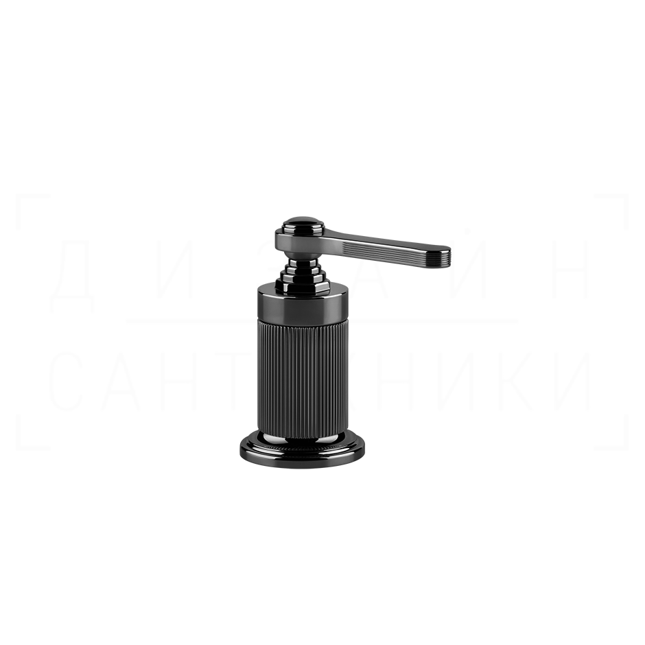 Gessi Venti20 Смеситель для раковины, без излива и донного клапана, цвет: black metal PVD 65100#706