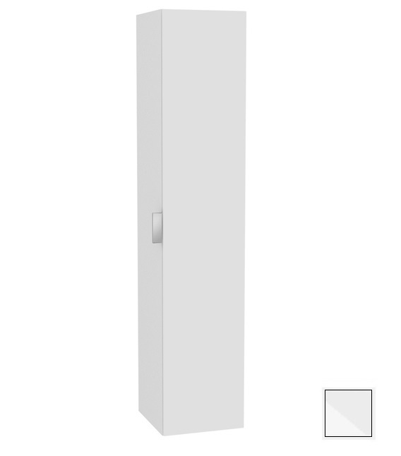 Keuco Edition 11 Шкаф-пенал подв., 3 стеклянные полки, с корзиной 35x37x170h см, белый 31331 300002