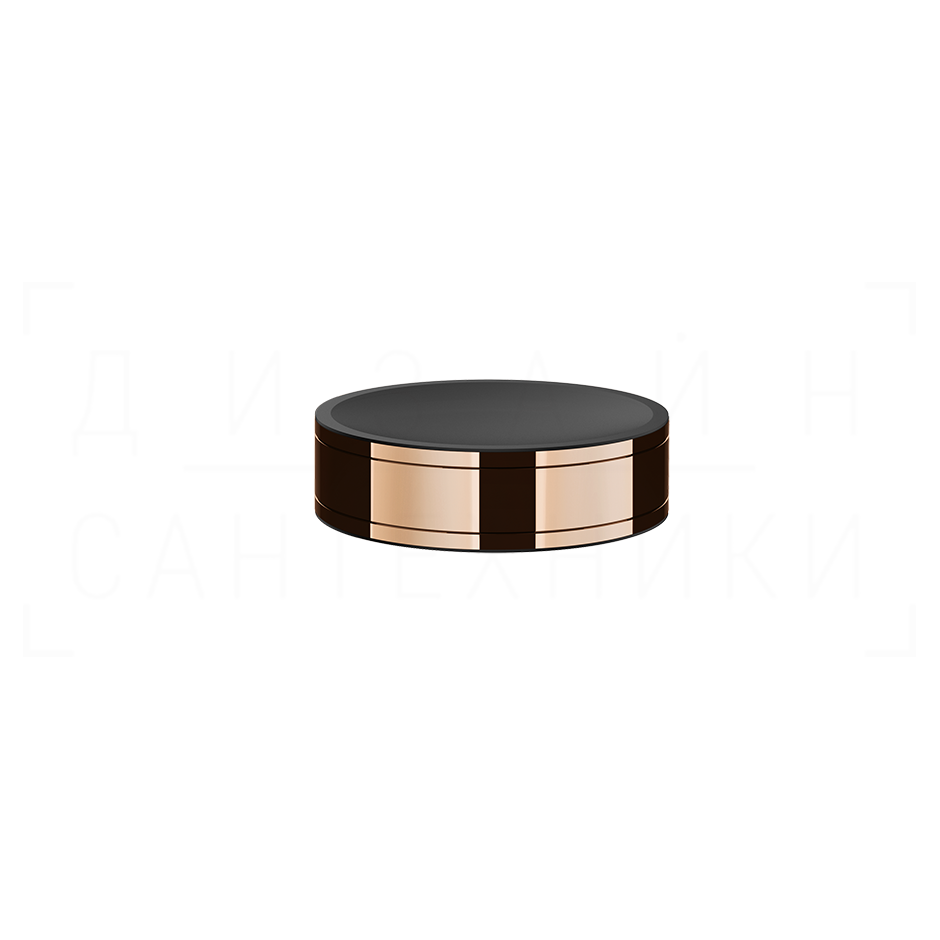 Gessi Pelle Мыльница с керамической чашей, настольный, цвет: copper PVD 78525#030