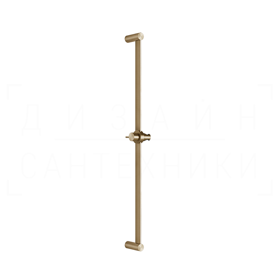 Gessi 316 Душевая штанга 82,8 см, с держателем для лейки, цвет: warm bronze brushed PVD 54042#726