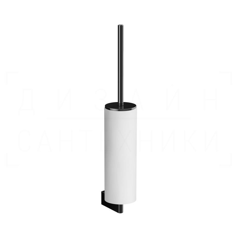 Gessi Origini Ершик для унитаза подвесной, с кермической колбой Neolite, цвет: white/black metal PVD 66419#706