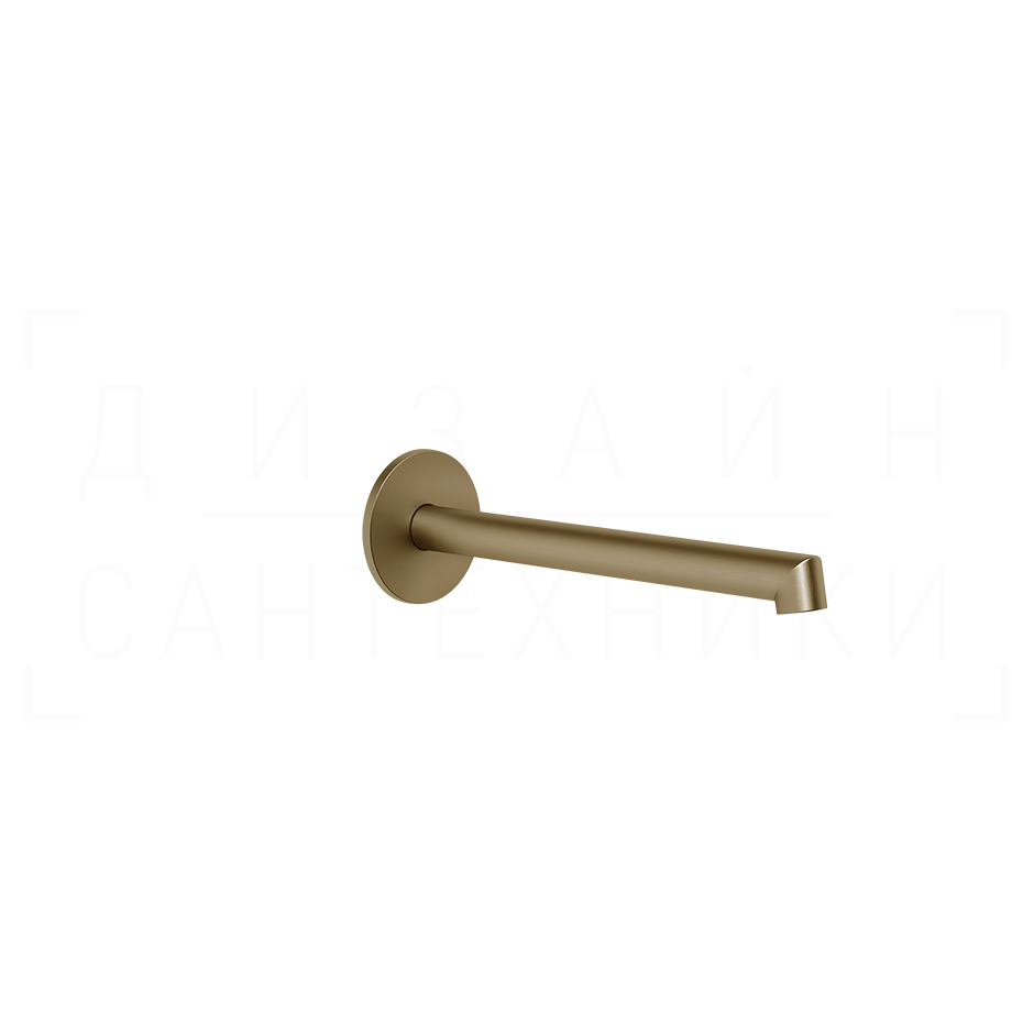 Gessi Ingranaggio Излив настенный для раковины 20,9 см, фиксированный, цвет: deep bronze brushed PVD 63404#791