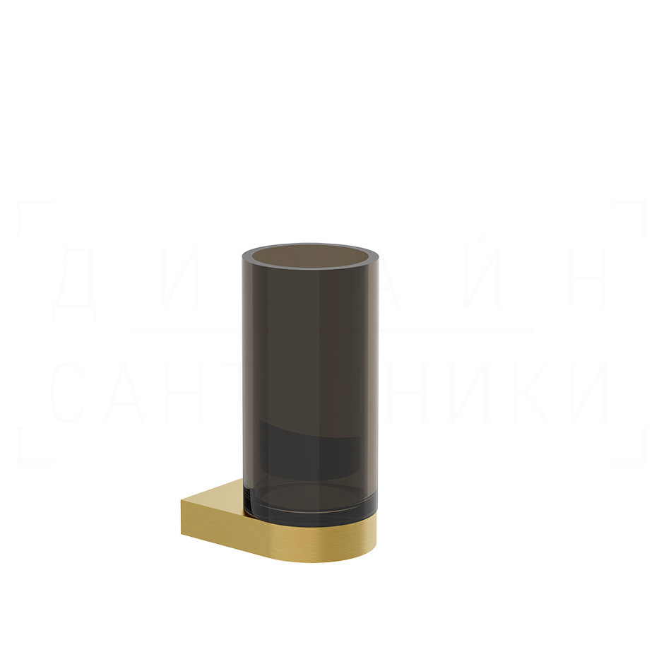 Gessi Perle Стакан подвесной, стеклянный, цвет: gold brushed 74816#716