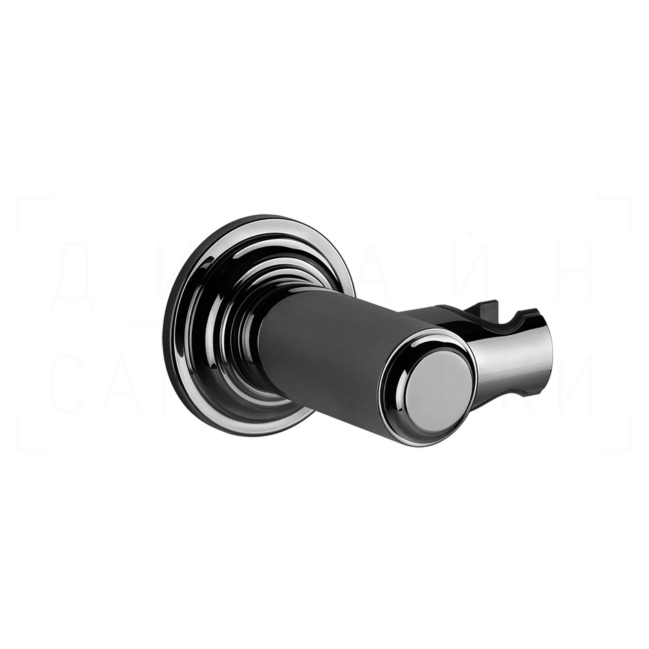 Gessi Venti20 Держатель для ручного душа поворотный, цвет: black metal PVD 65160#706