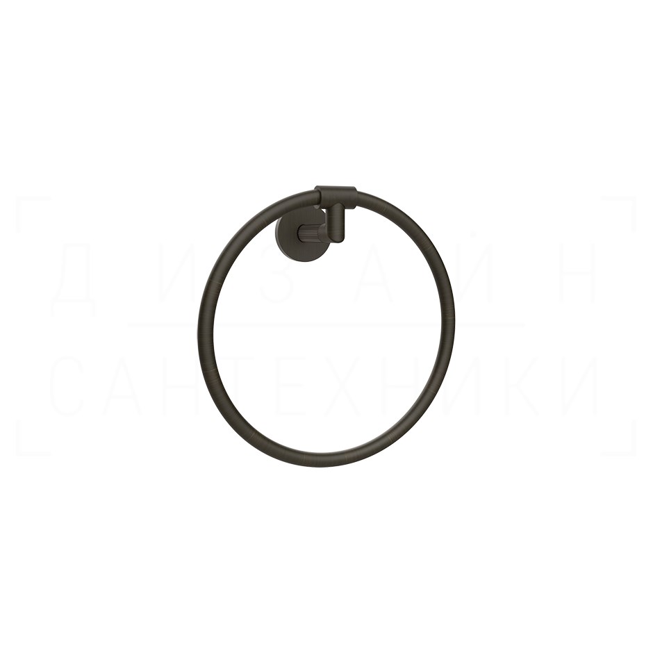 Gessi Ingranaggio Полотенцедержатель кольцевой d22,2 см, подвесной, цвет: aged bronze 63909#187