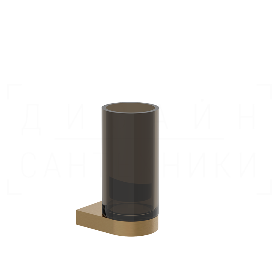 Gessi Perle Стакан подвесной, стеклянный, цвет: deep bronze brushed PVD 74816#791