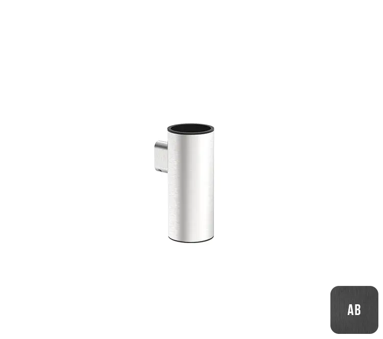 Almar Accessories Стакан подвесной, латунный, цвет: PVD brushed absolute black E070001.AB