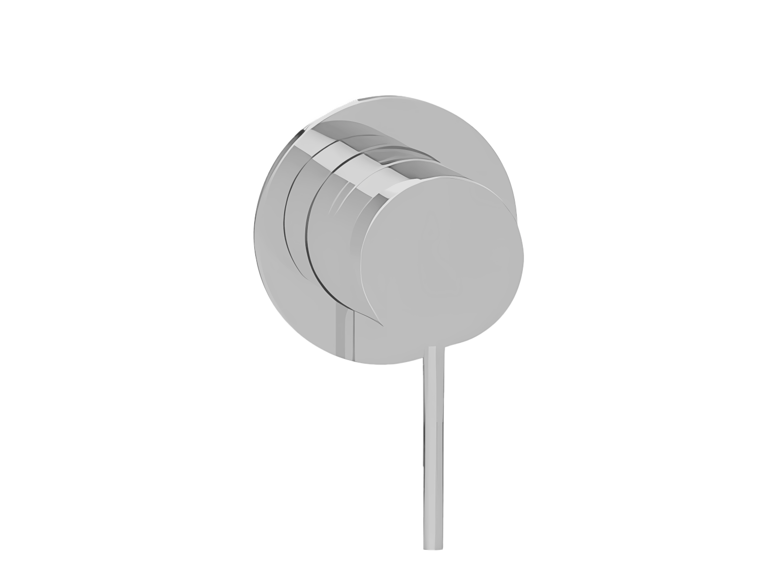 Almar Modular Round Смеситель для душа, внешняя часть на 1 потреб., цвет: brushed stainless steel E180140.316