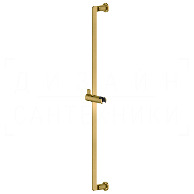 Gessi Inciso Душевая штанга 84,1 см, с держателем для лейки, цвет: gold brushed 58144#716