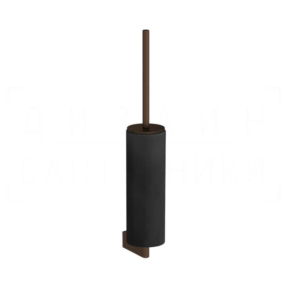 Gessi Origini Ершик для унитаза подвесной, с кермической колбой Neolite, цвет: black/dark bronze 66420#845