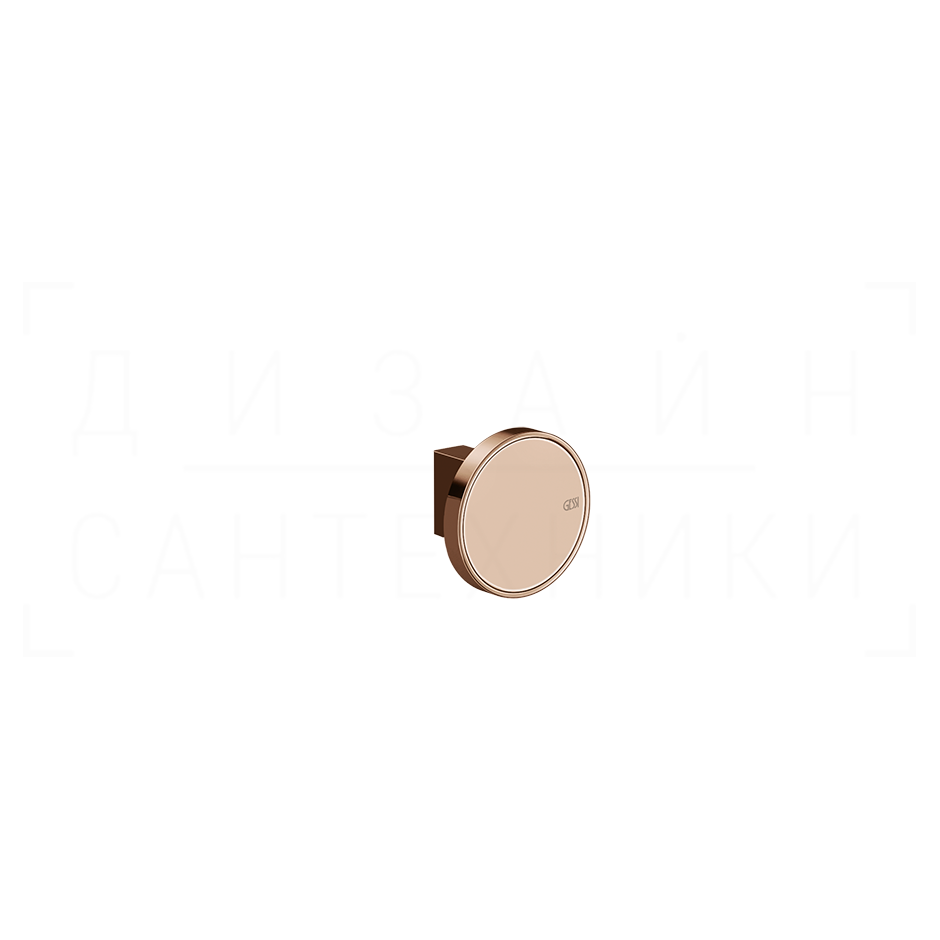 Gessi Origini Крючок для полотенец одинарный, подвесной, цвет: copper PVD 66521#030