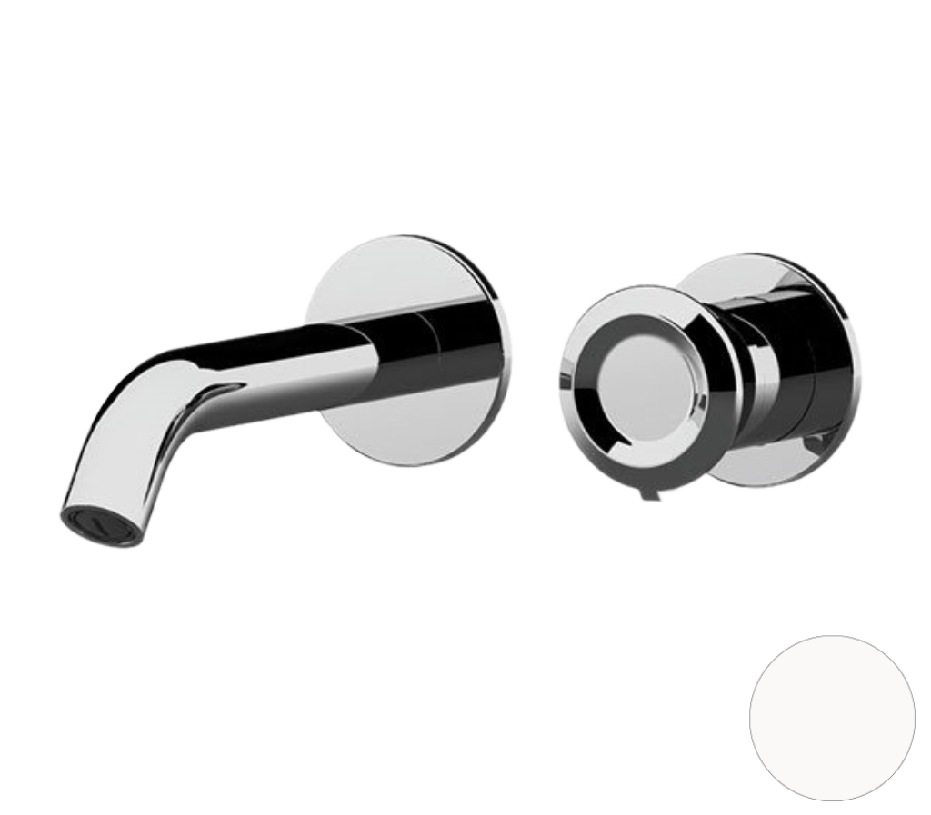 Remer Element Смеситель для раковины, излив 17 см, с внутренней частью, цвет: bianco opaco ET15PBO