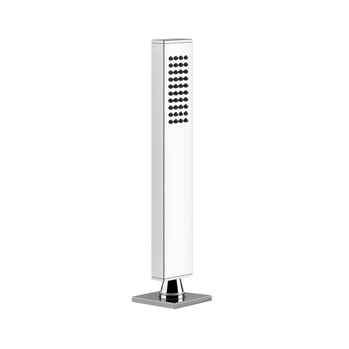 Gessi Rettangolo Душевой гарнитур на борт ванны: лейка, держатель, шланг 150 см, цвет: chrome 20127#031