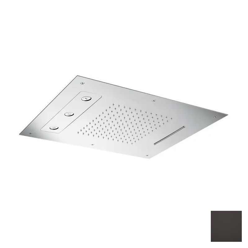 Almar Rectangular Потолочный душ 63х48 см встраиваемый, 3 режима, цвет: PVD polished deep black E044189.DB