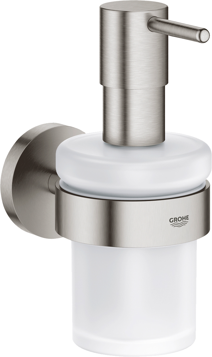 Grohe Essentials Дозатор для жидкого мыла, подвесной, цвет: сталь 40448DC1