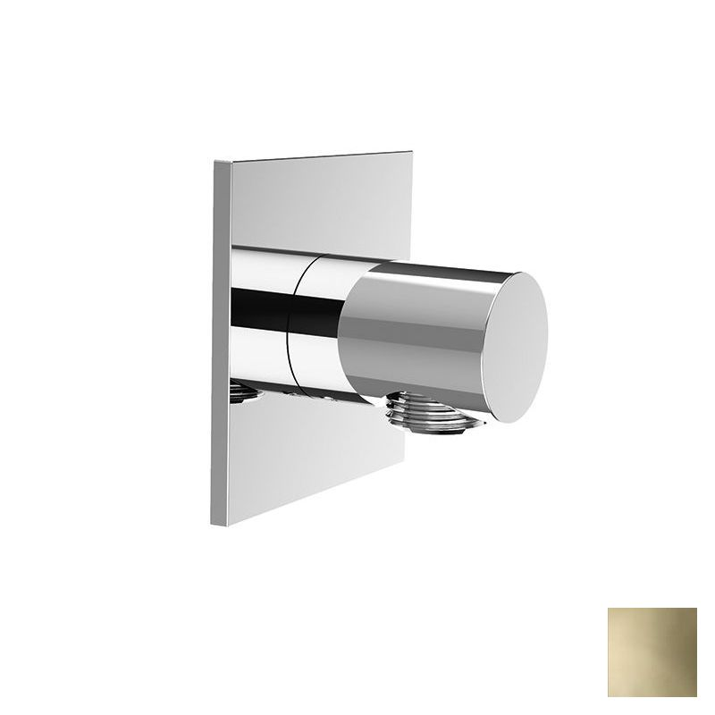 Almar Square Шланговое подключение для лейки с держателем, цвет: PVD polished gold E095036.GO