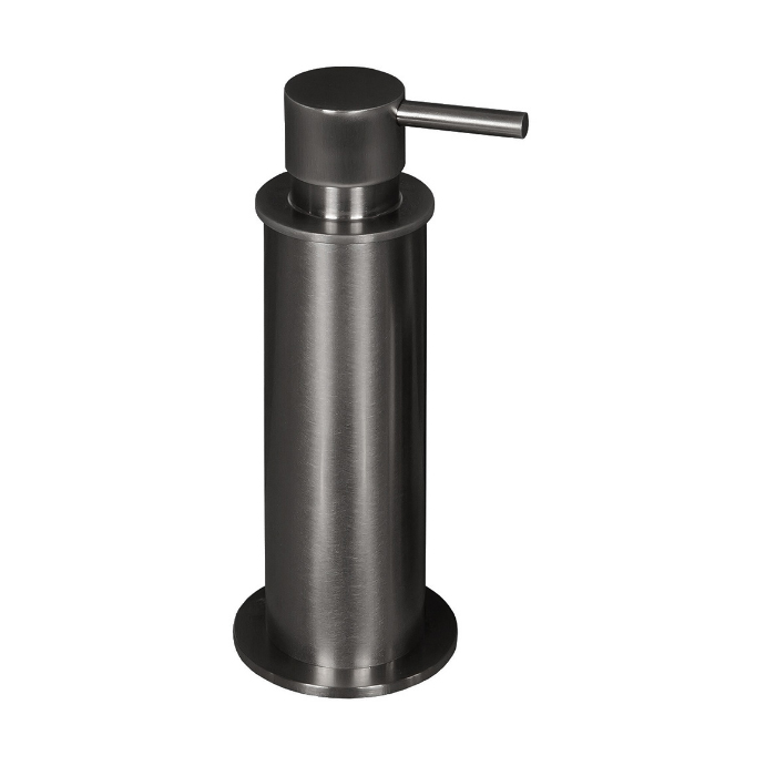 Colombo Design Plus Дозатор для жидкого мыла, настольный, латунная колба, цвет: matt graphite W4980.GM