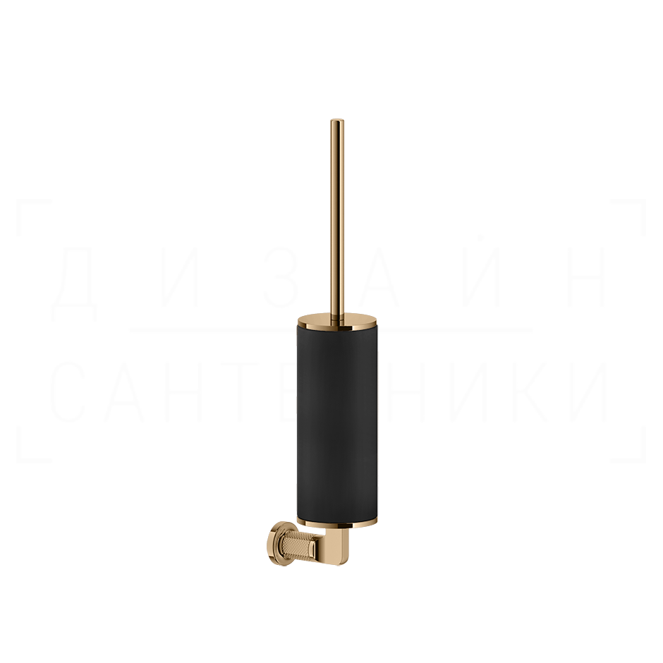 Gessi Inciso Ершик для унитаза подвесной, с кермической колбой Neolite, цвет: black/warm bronze PVD 58520#735
