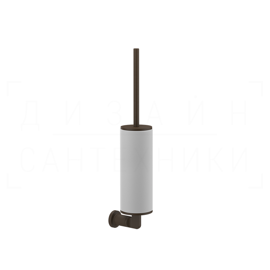 Gessi Inciso Ершик для унитаза подвесной, с кермической колбой Neolite, цвет: white/dark bronze 58519#845