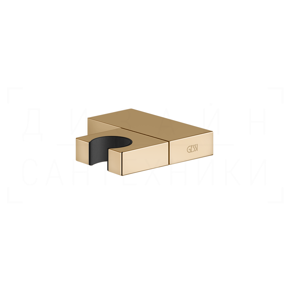 Gessi Rettangolo Держатель для ручного душа поворотный, цвет: warm bronze PVD 20160#735