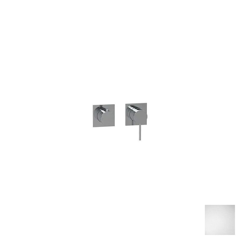 Almar Modular Square Смеситель для душа, внешняя часть на 2 потребителя, цвет: matt white E180191.MW