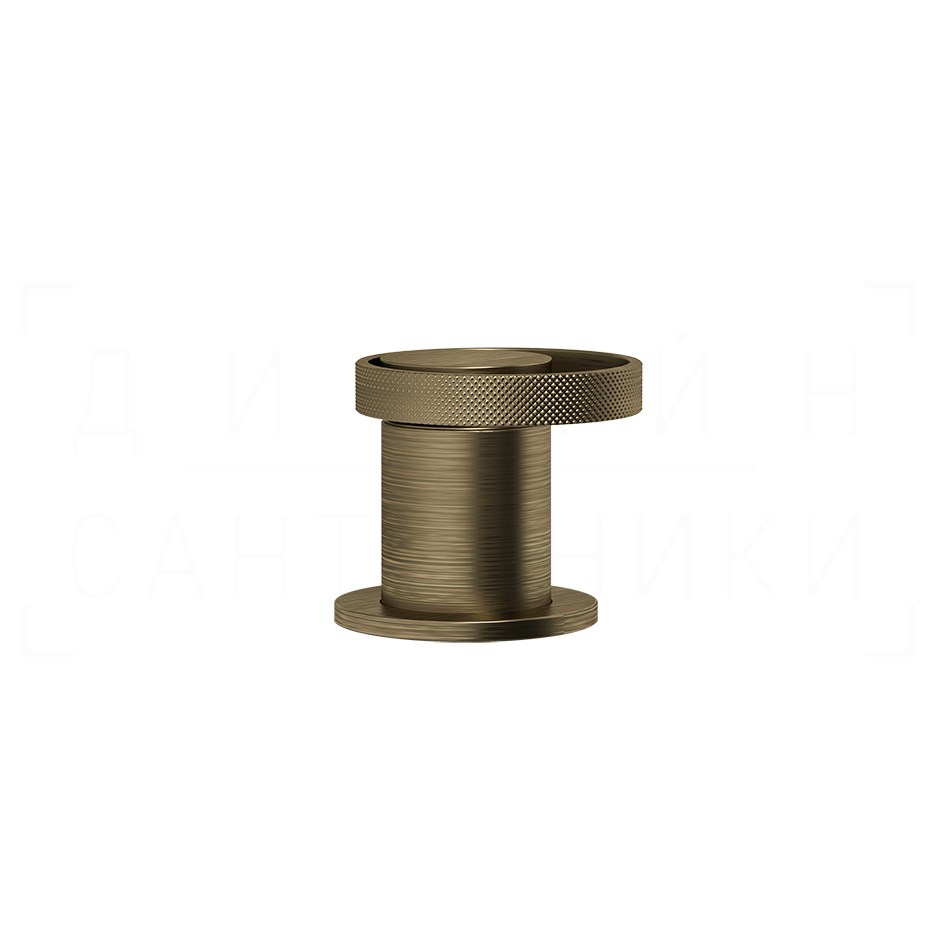 Gessi Anello Смеситель для раковины, без излива и донного клапана, цвет: antique brass 63400#713