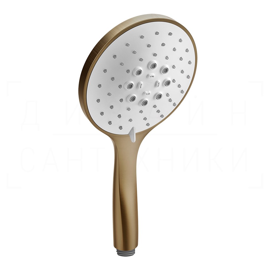 Gessi Ручной душ с 3 видами струи, цвет: deep bronze brushed PVD 14376#791