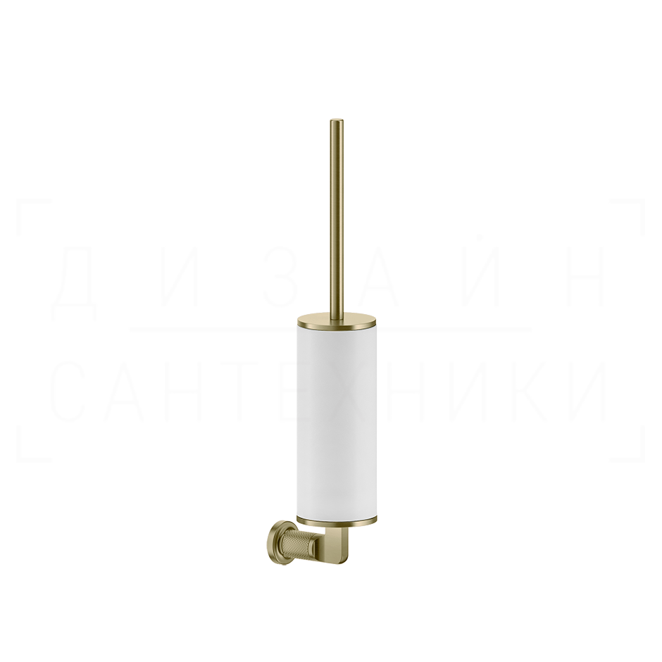 Gessi Inciso Ершик для унитаза подвесной, с кермической колбой Neolite, цвет: brushed brass PVD 58519#727