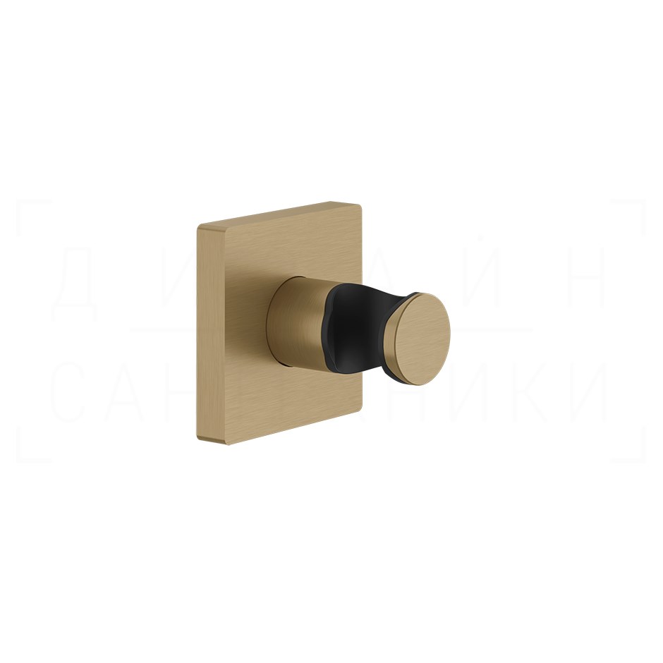 Gessi Rilievo Держатель для ручного душа неподвижный, цвет: warm bronze brushed PVD 59157#726