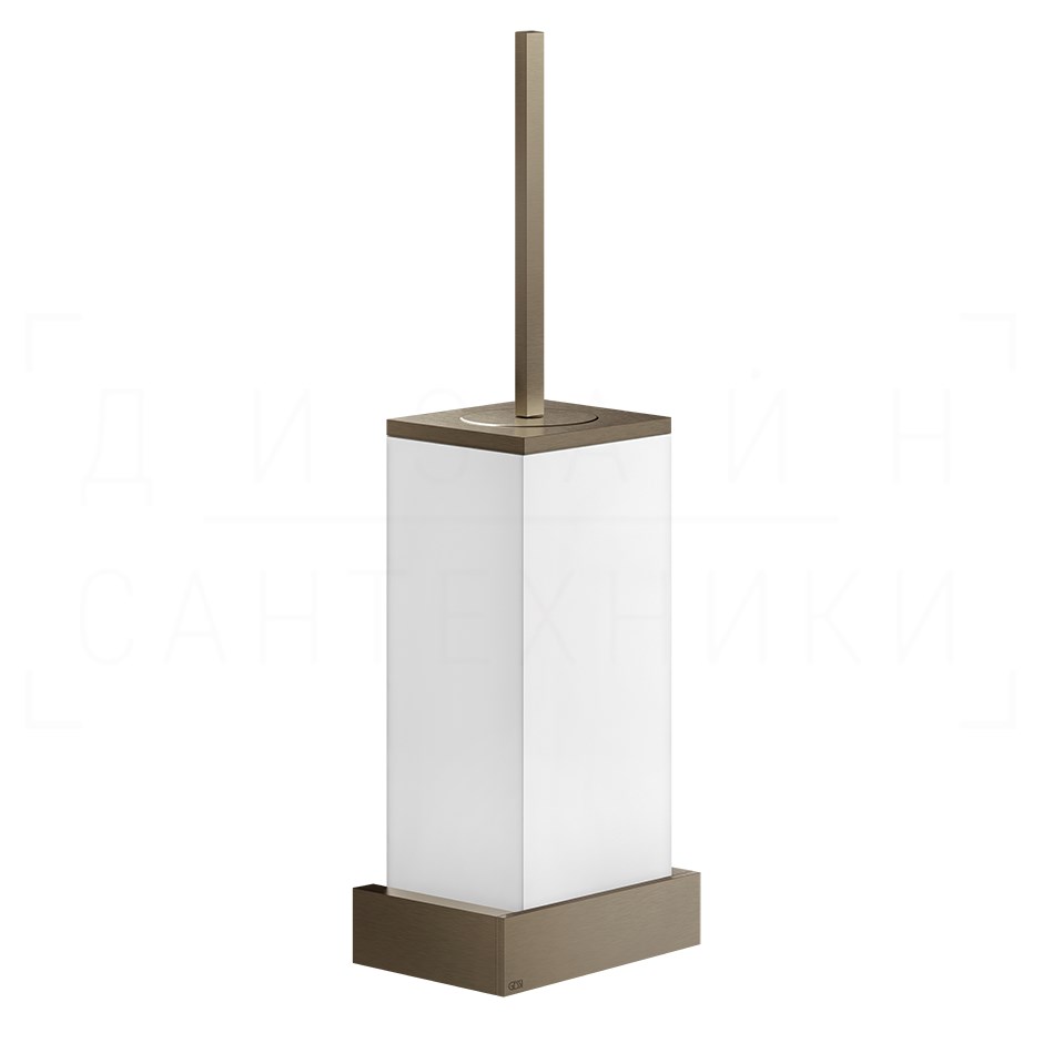 Gessi Inverso/Rettangolo Ершик для унитаза подвес., колба Neolite, цвет: coffee bronze brushed PVD 20819#761