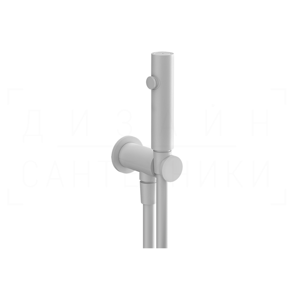 Gessi Total Look Гигиенический душ без смесителя, предохр. клапан, шланг 125 см, цвет: matte white 45123#279