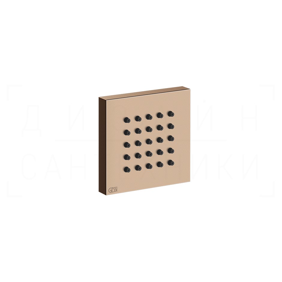 Gessi Body Jets Душевая форсунка боковая 6,5 см цвет: copper PVD 32973#030