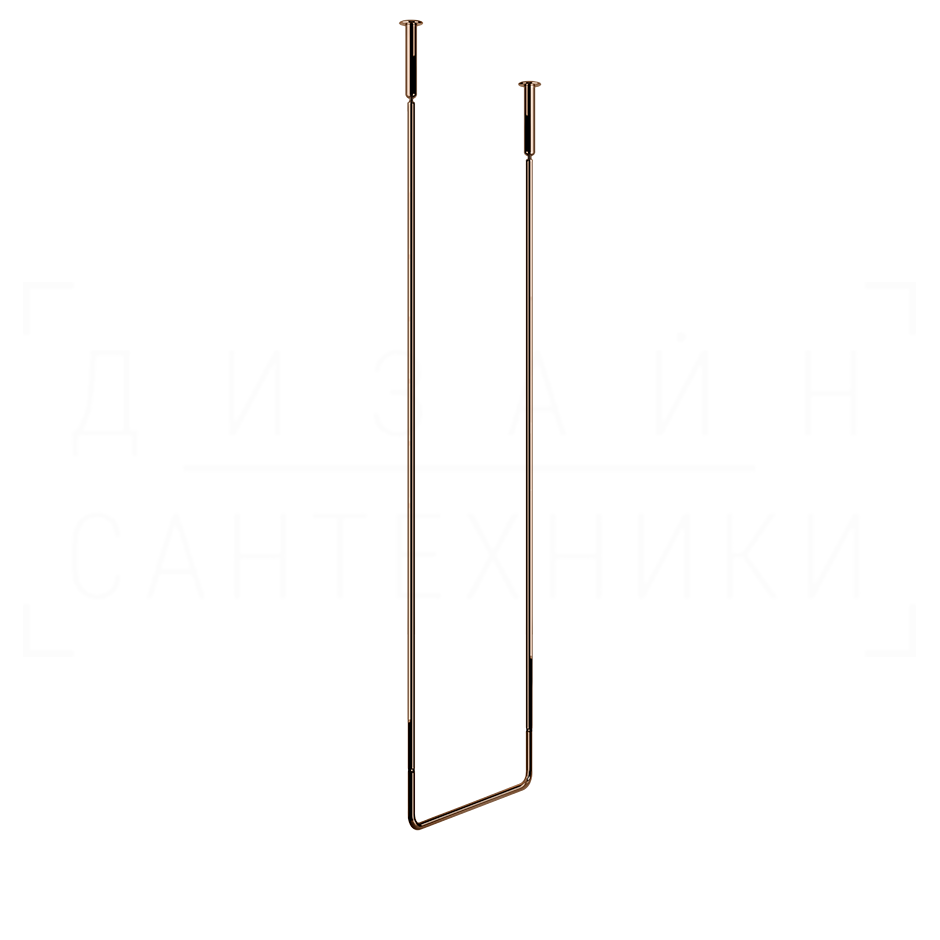 Gessi Goccia Полотенцедержатель потолочный 46,4x160h см, подвесной, цвет: copper PVD 38144#030