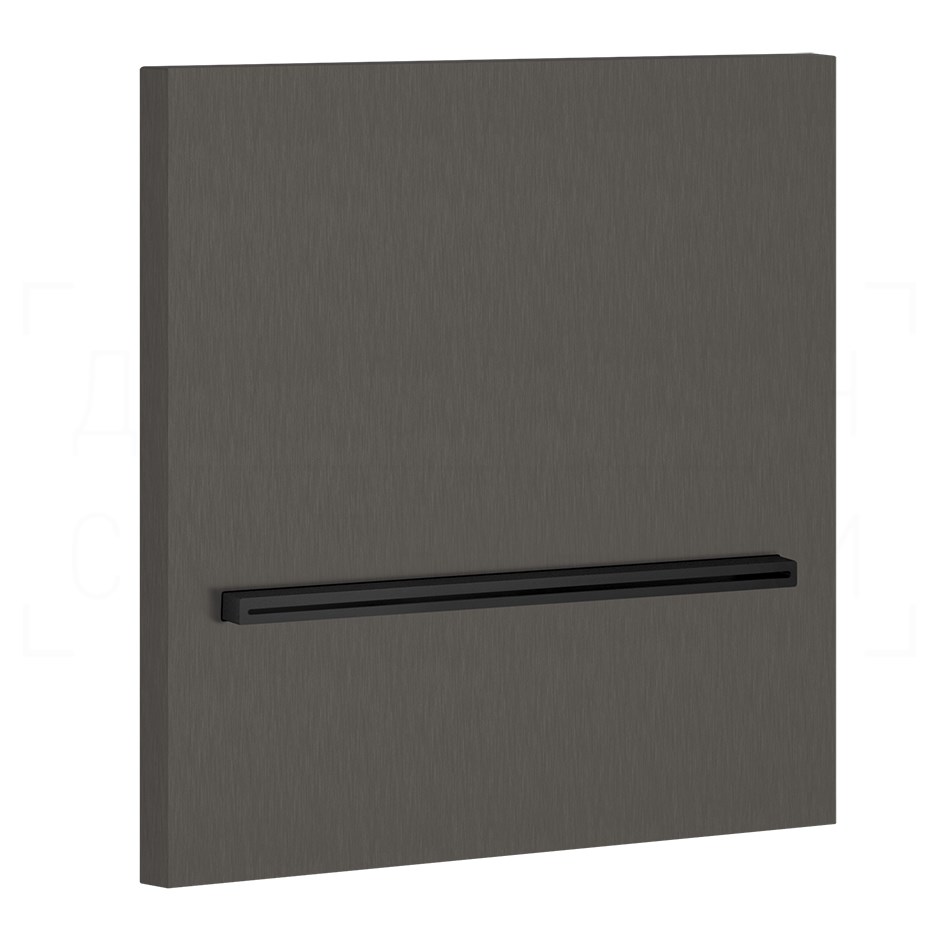 Gessi Cascata Излив настенный каскадный, цвет: black metal brushed PVD 20295#707