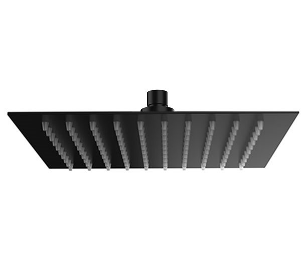 Remer Верхний душ 40x40 см, 1 режим, без кронштейна, цвет: nero opaco 357UFS40NOx
