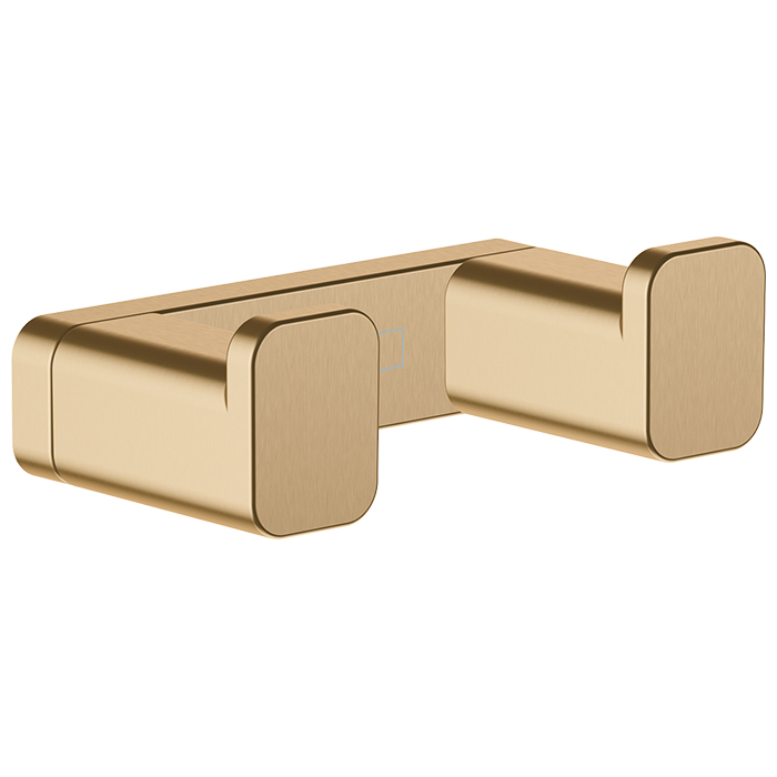 Hansgrohe AddStoris Крючок двойной для полотенец, латунь цвет: бронза 41755140