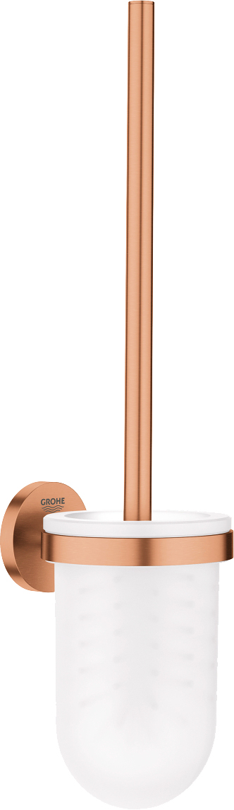 Grohe Essentials Ершик для унитаза подвесной со стеклянной колбой, цвет: медь 40374DL1
