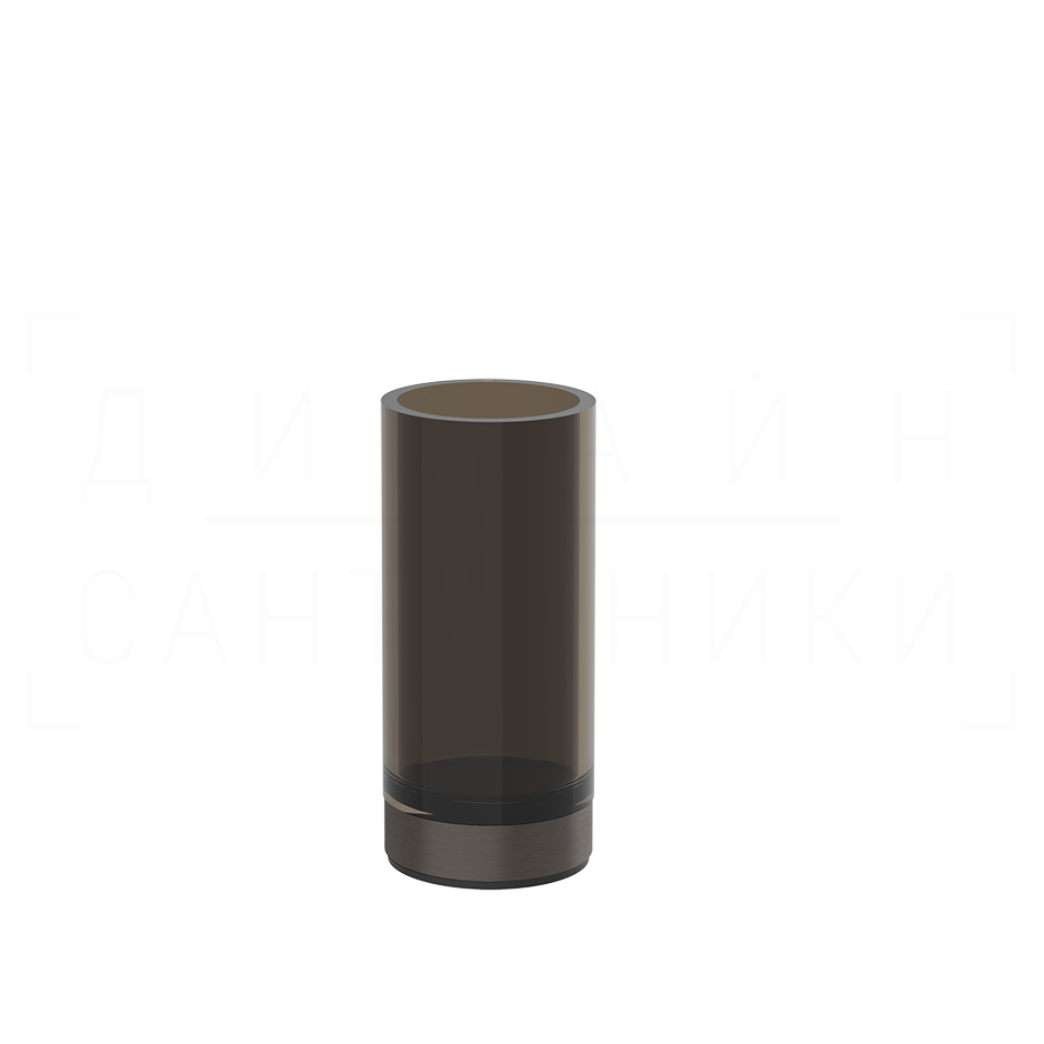 Gessi Perle Стакан настольный, стеклянный, цвет: black metal brushed PVD 74833#707