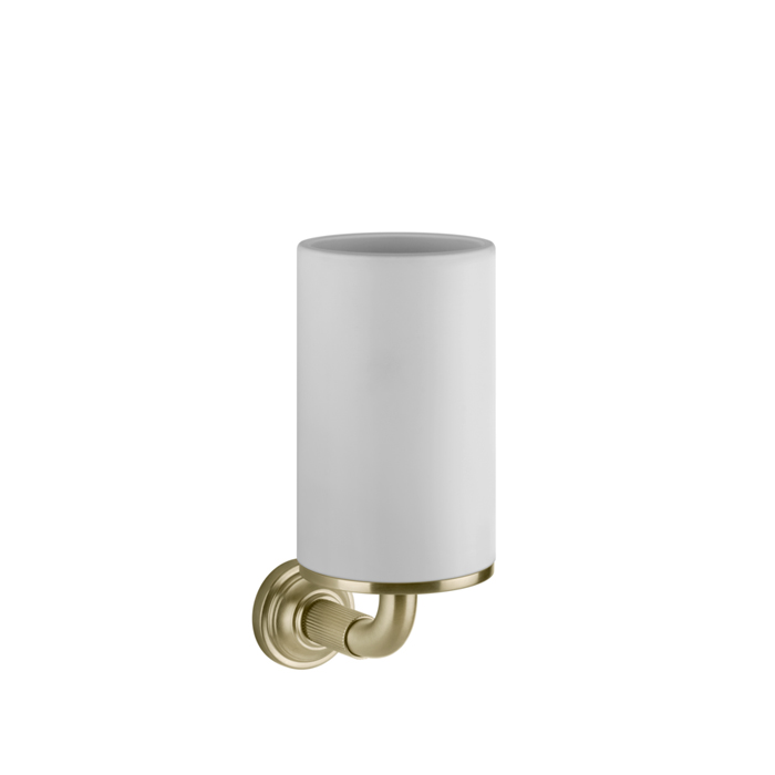 Gessi Venti20 Стакан подвесной, керамический, цвет: brushed brass PVD 65407#727