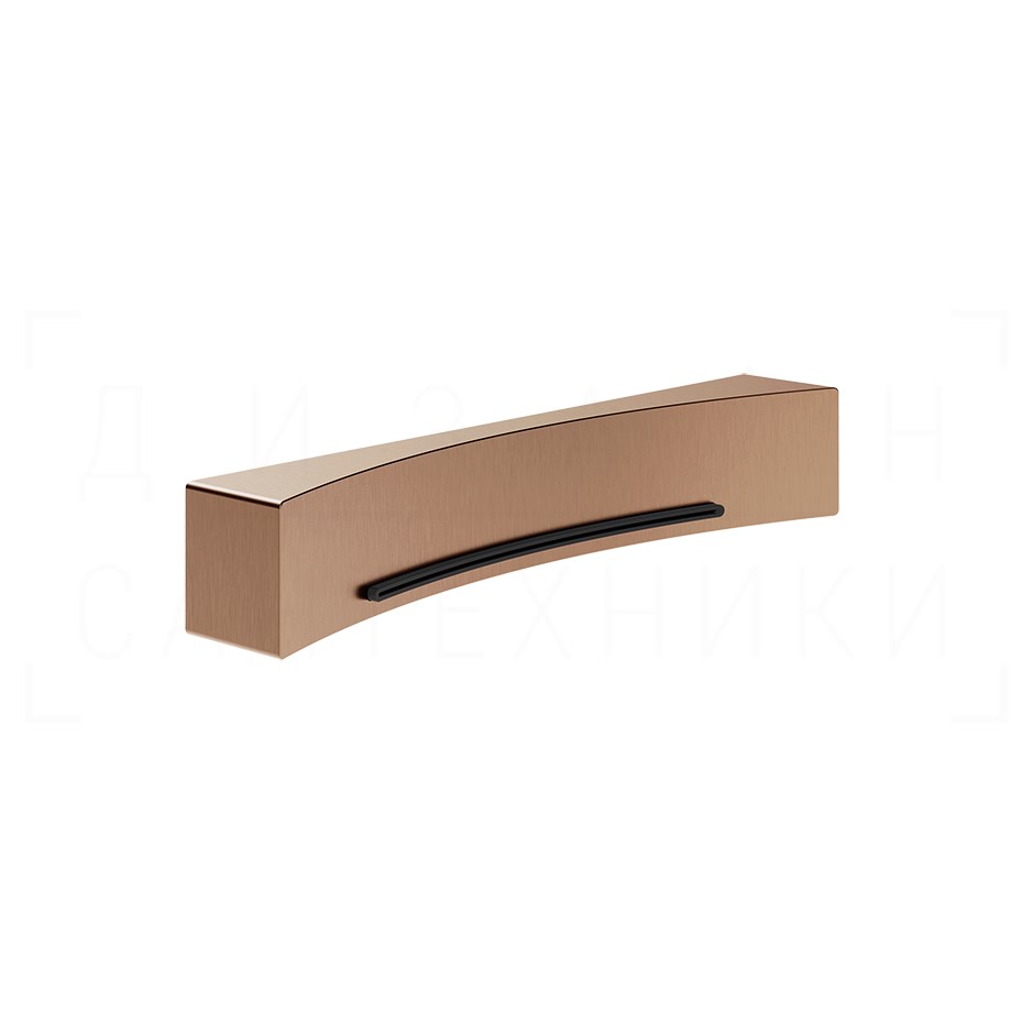 Gessi Perle Излив настенный для ванны, каскадный, цвет: copper brushed PVD 57595#708