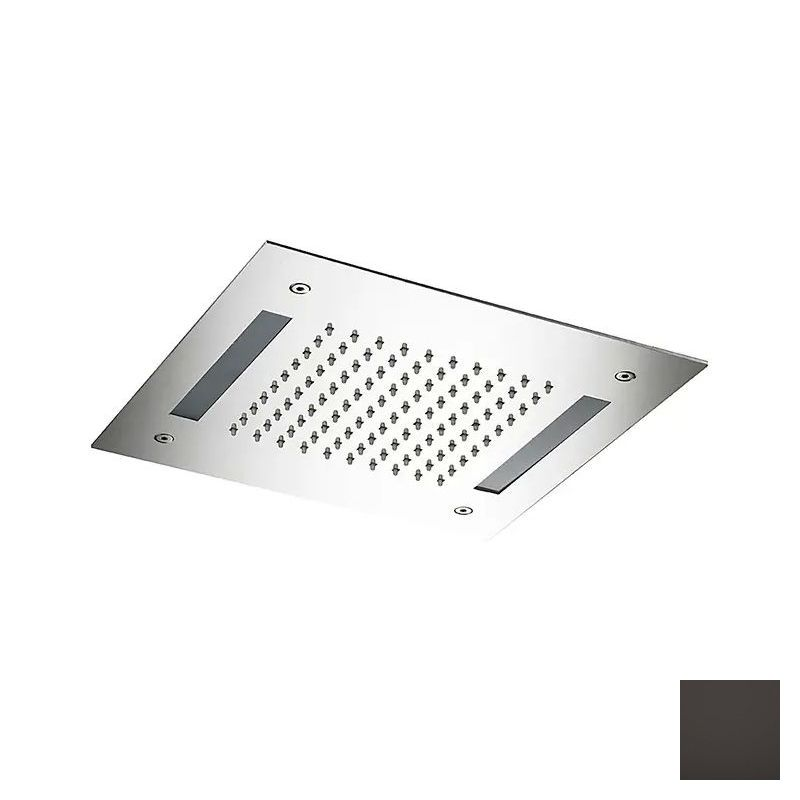 Almar Square 300 Потолочный душ 30х30 см, встраиваемый, 1 режим, цвет: PVD polished deep black E044174.DB