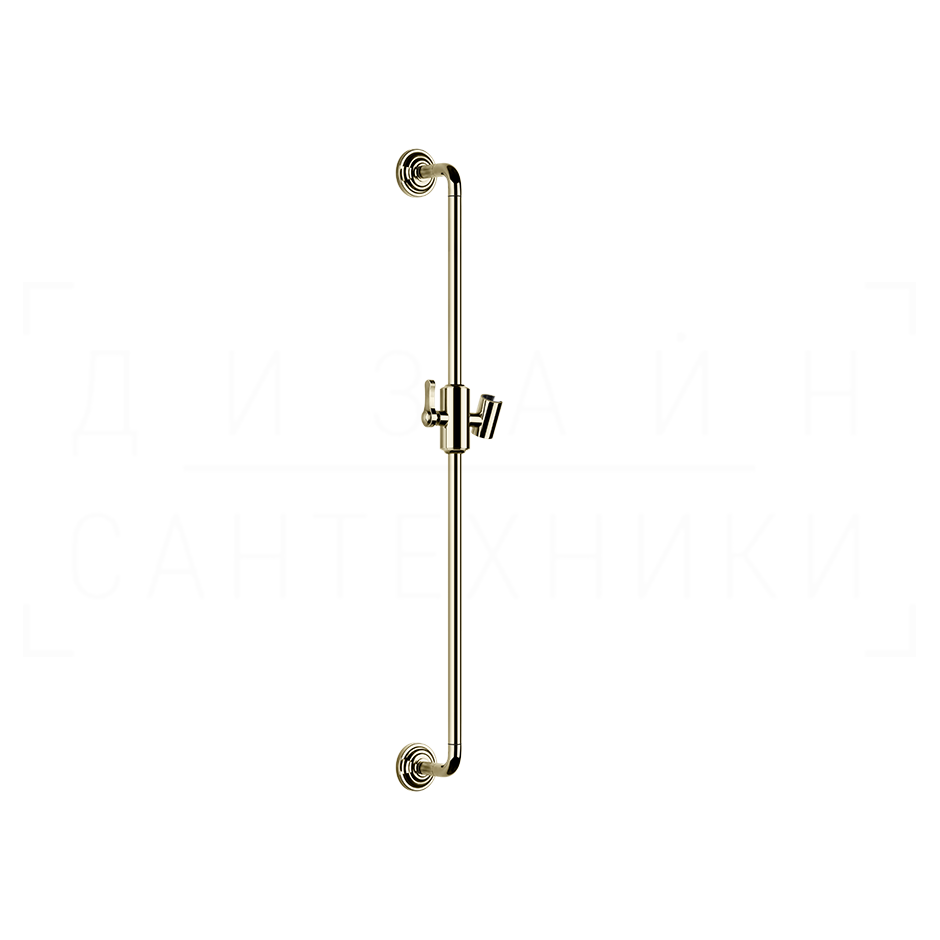 Gessi Venti20 Душевая штанга 86,5 см, с держателем для лейки, цвет: brass PVD 65145#710
