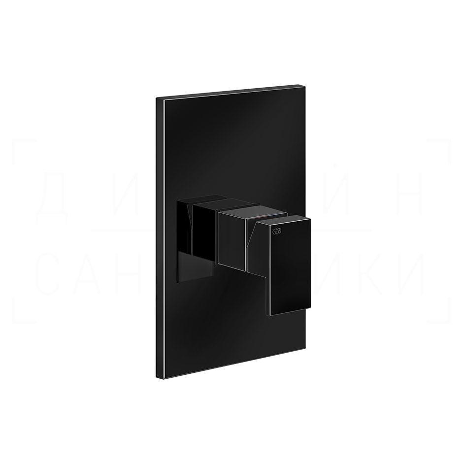 Gessi Rettangolo Смеситель для душа встраиваемый, на 1 потреб., внешняя часть, цвет: black metal PVD 44602#706
