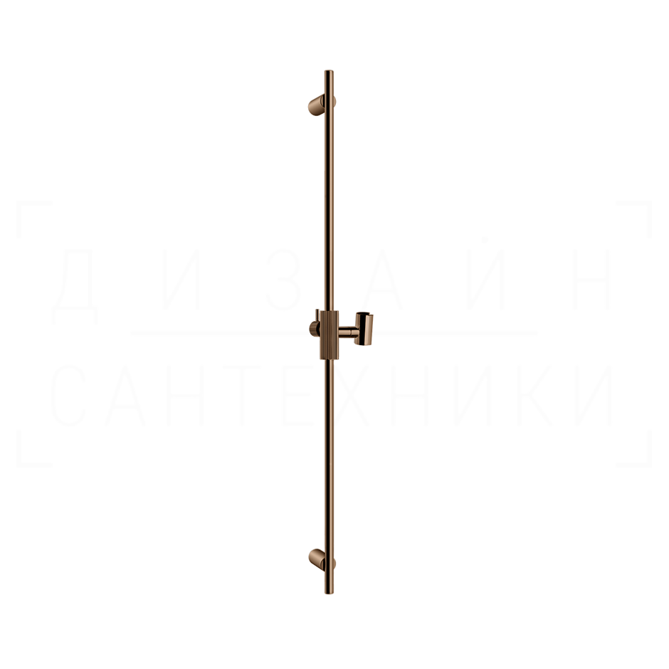 Gessi Ingranaggio Душевая штанга 90 см, с держателем для лейки, цвет: copper PVD 63585#030