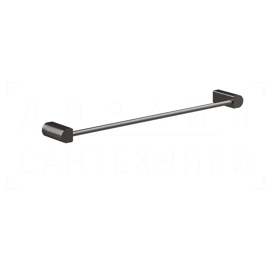 Gessi Rilievo Полотенцедержатель 62,8 см, подвесной, цвет: black metal brushed PVD 59403#707