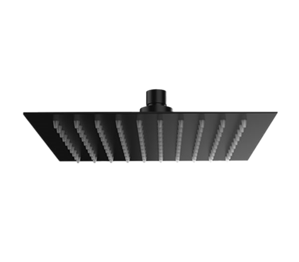 Remer Верхний душ 30x30 см, 1 режим, без кронштейна, цвет: nero opaco 357UFS30NOX