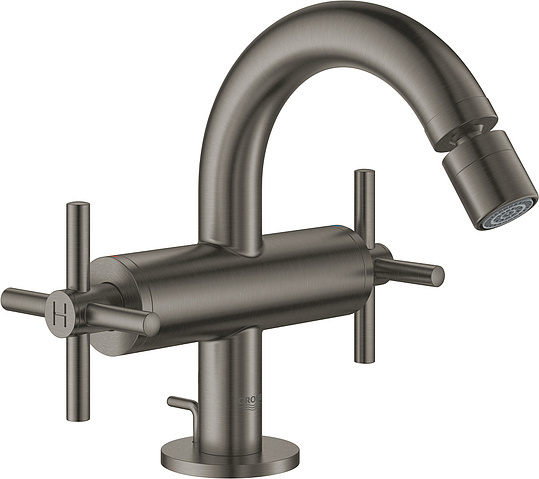 Grohe Atrio New Смеситель для биде вентильный, без донного клапана, цвет: темный графит, матовый 24027AL3