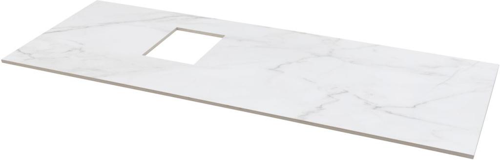 Allen Brau Infinity Столешница для раковины 120x46 см, левосторонняя, цвет: мрамор 1.21015.M