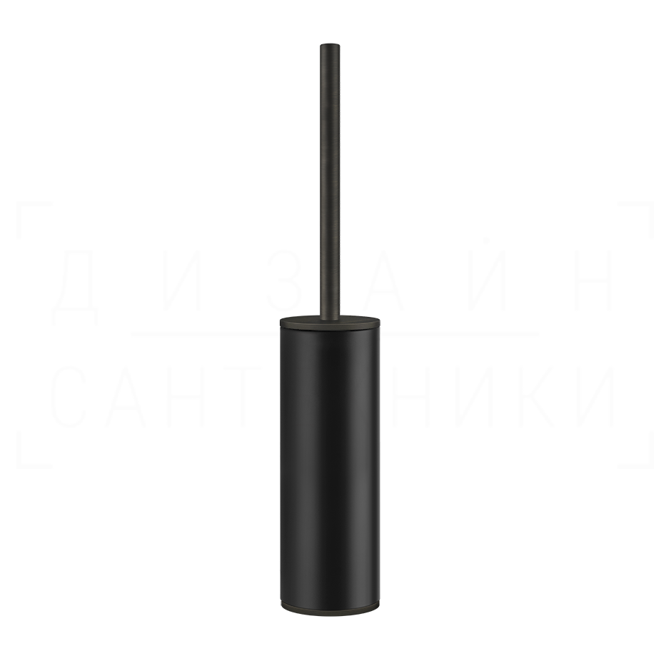 Gessi Inciso Ершик для унитаза напольный, с кермической колбой Neolite, цвет: black/aged bronze 58544#187