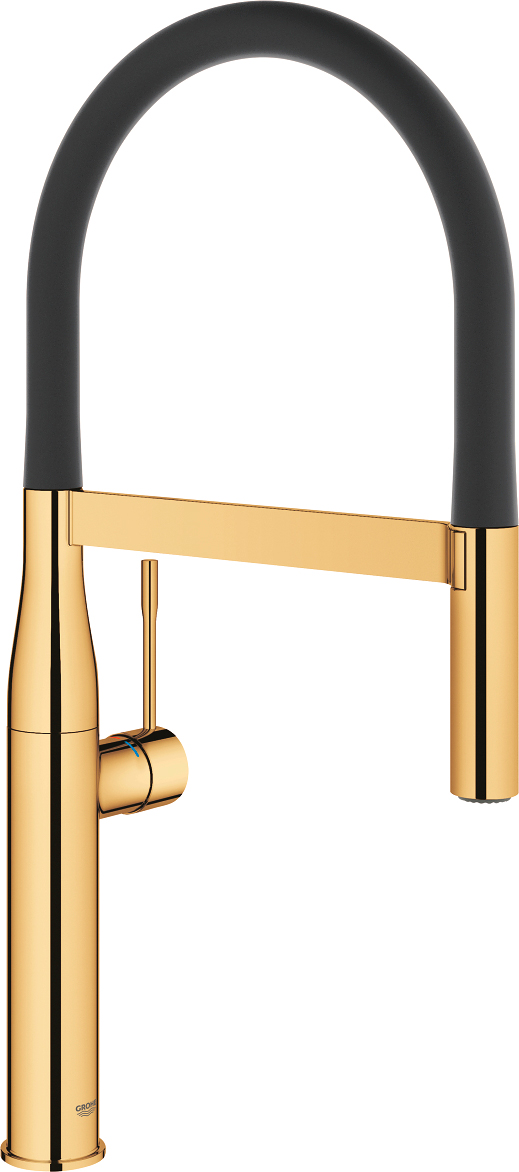 Grohe Essence New Смеситель для кухни с гибким изливом, цвет: холодный рассвет 30294GL0